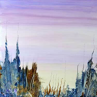 Paysage liquide, encre de Patrick Letor à La Frette sur Seine 95